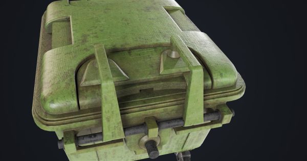 Old Dirty Dustbin All PBR Unity UE Textures Included