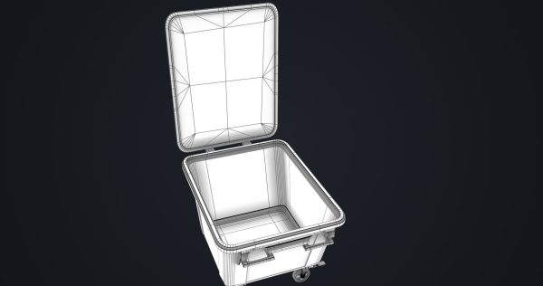 Old Dirty Dustbin All PBR Unity UE Textures Included