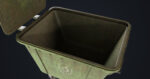 Old Dirty Dustbin All PBR Unity UE Textures Included