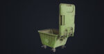 Old Dirty Dustbin All PBR Unity UE Textures Included