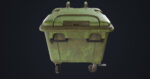 Old Dirty Dustbin All PBR Unity UE Textures Included