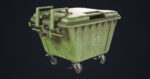 Old Dirty Dustbin All PBR Unity UE Textures Included