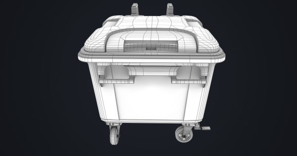 Old Dirty Dustbin All PBR Unity UE Textures Included
