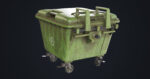 Old Dirty Dustbin All PBR Unity UE Textures Included