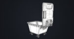 Old Dirty Dustbin All PBR Unity UE Textures Included