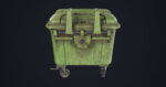 Old Dirty Dustbin All PBR Unity UE Textures Included
