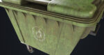Old Dirty Dustbin All PBR Unity UE Textures Included