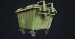 Old Dirty Dustbin All PBR Unity UE Textures Included