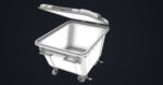 Old Dirty Dustbin All PBR Unity UE Textures Included