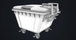 Old Dirty Dustbin All PBR Unity UE Textures Included