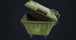 Old Dirty Dustbin All PBR Unity UE Textures Included