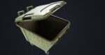 Old Dirty Dustbin All PBR Unity UE Textures Included