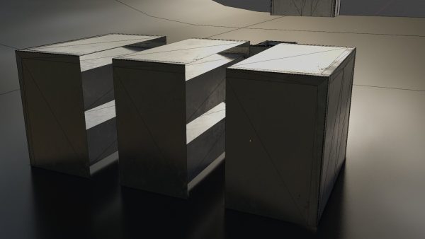 Old Dirty Morgue Drawer - Mortuary Fridge