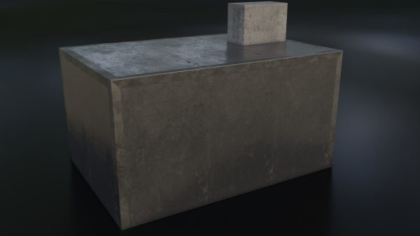 Old Dirty Morgue Drawer - Mortuary Fridge
