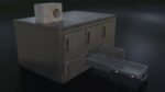 Old Dirty Morgue Drawer - Mortuary Fridge
