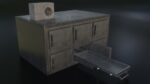 Old Dirty Morgue Drawer - Mortuary Fridge