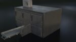 Old Dirty Morgue Drawer - Mortuary Fridge