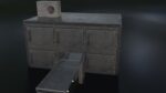Old Dirty Morgue Drawer - Mortuary Fridge