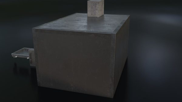 Old Dirty Morgue Drawer - Mortuary Fridge