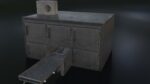 Old Dirty Morgue Drawer - Mortuary Fridge