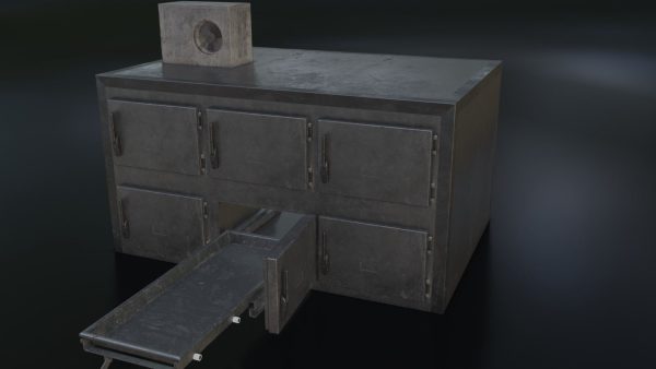Old Dirty Morgue Drawer - Mortuary Fridge