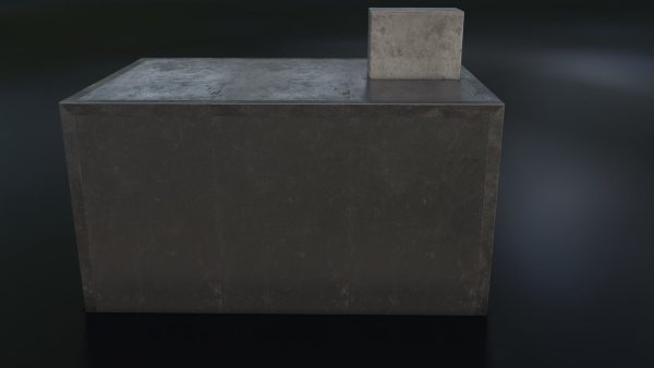 Old Dirty Morgue Drawer - Mortuary Fridge