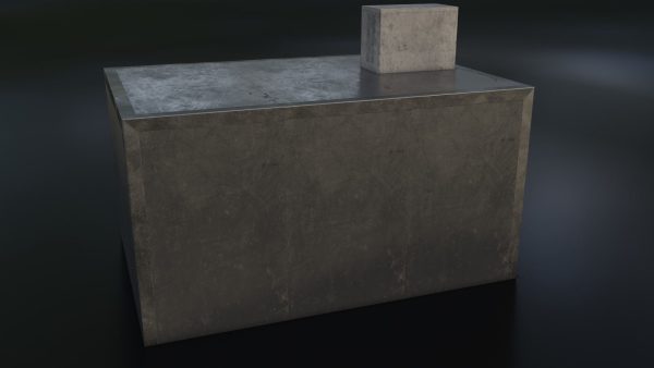 Old Dirty Morgue Drawer - Mortuary Fridge