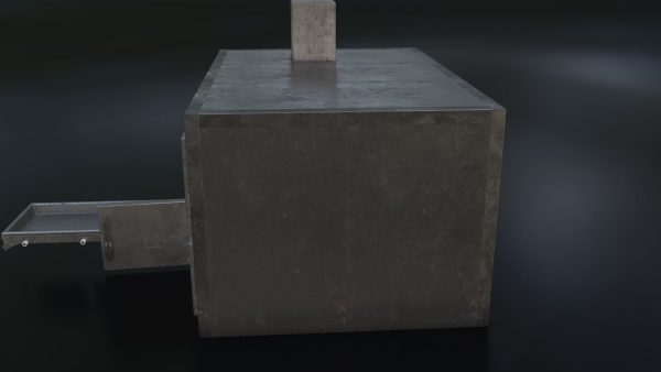 Old Dirty Morgue Drawer - Mortuary Fridge