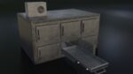Old Dirty Morgue Drawer - Mortuary Fridge