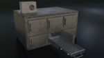 Old Dirty Morgue Drawer - Mortuary Fridge
