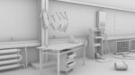 Old Dirty Workshop Exterior Interior All PBR Unity UE Textures