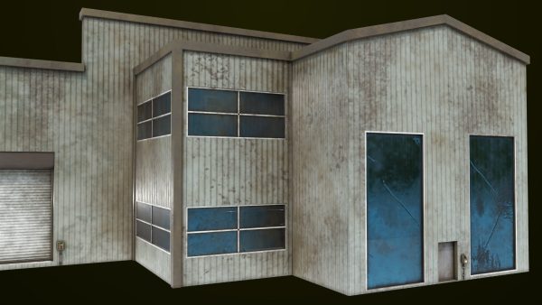 Old Dirty Workshop Exterior Interior All PBR Unity UE Textures