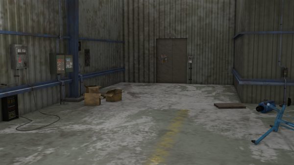 Old Dirty Workshop Exterior Interior All PBR Unity UE Textures