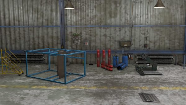 Old Dirty Workshop Exterior Interior All PBR Unity UE Textures