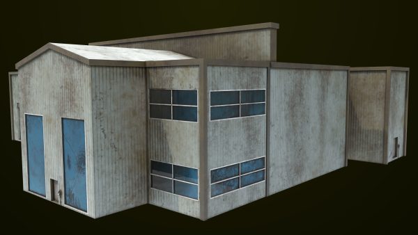 Old Dirty Workshop Exterior Interior All PBR Unity UE Textures