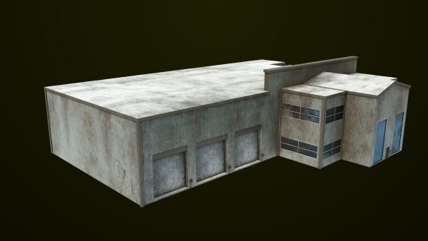 Old Dirty Workshop Exterior Interior All PBR Unity UE Textures