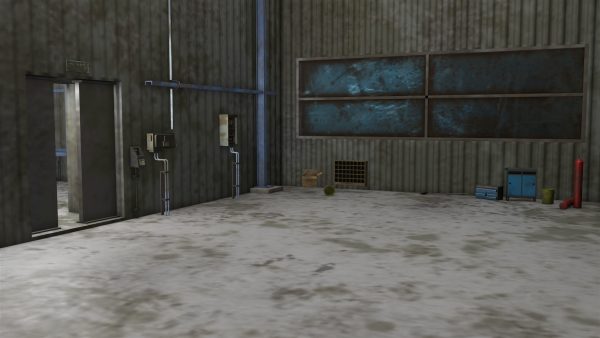 Old Dirty Workshop Exterior Interior All PBR Unity UE Textures