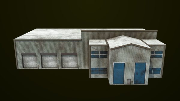 Old Dirty Workshop Exterior Interior All PBR Unity UE Textures