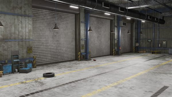 Old Dirty Workshop Exterior Interior All PBR Unity UE Textures