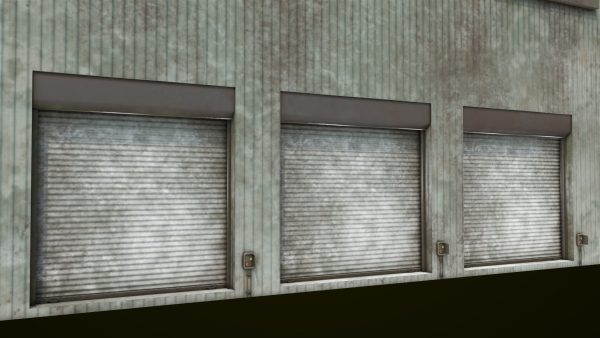Old Dirty Workshop Exterior Interior All PBR Unity UE Textures