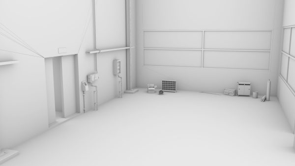 Old Dirty Workshop Exterior Interior All PBR Unity UE Textures
