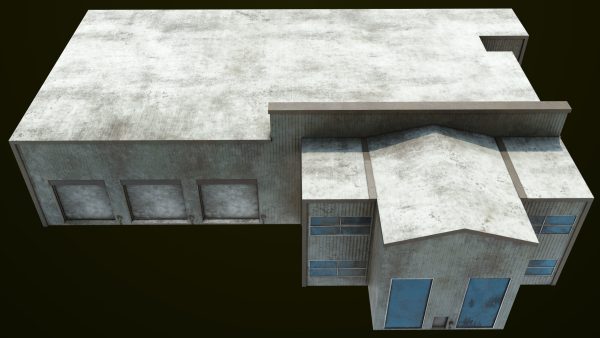 Old Dirty Workshop Exterior Interior All PBR Unity UE Textures