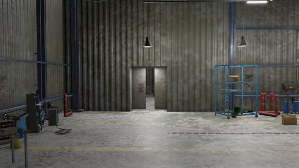 Old Dirty Workshop Exterior Interior All PBR Unity UE Textures