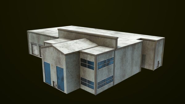 Old Dirty Workshop Exterior Interior All PBR Unity UE Textures