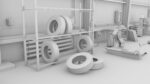 Old Dirty Workshop Exterior Interior All PBR Unity UE Textures