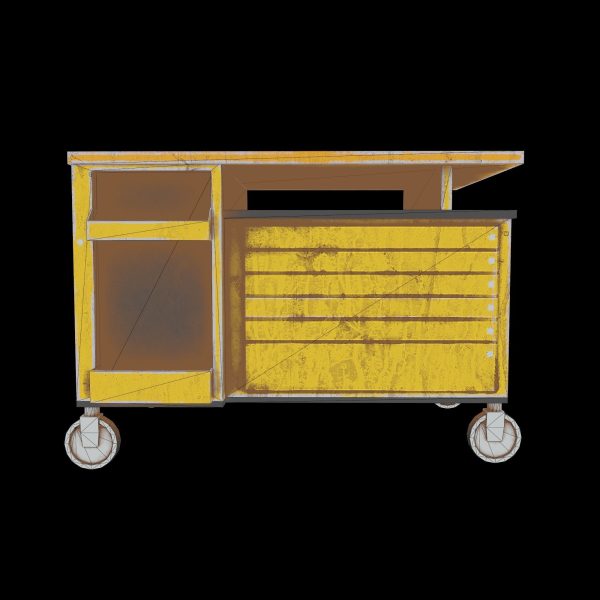 Old dust toolbox