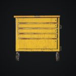 Old dust toolbox
