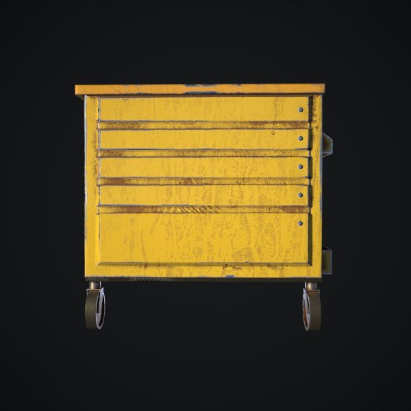 Old dust toolbox