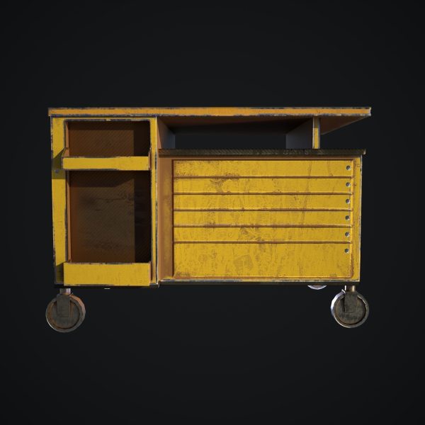 Old dust toolbox