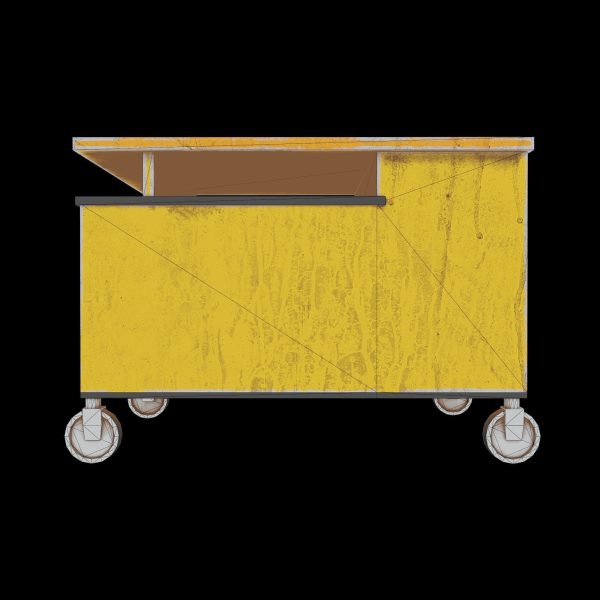 Old dust toolbox